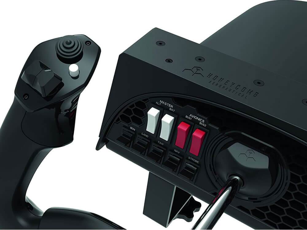 Saitek - Pro Flight Yoke System Gaming Controller for PC - Black